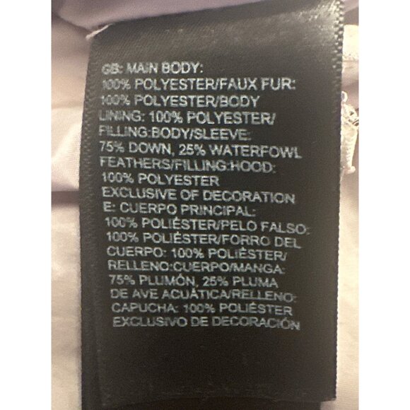 The North Face Toddler Down Puffer Jacket With Hood Size 6 - Picture 4 of 5